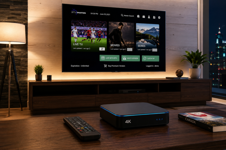Diagnostic et choix du meilleur boîtier IPTV Canada dans un salon québécois
