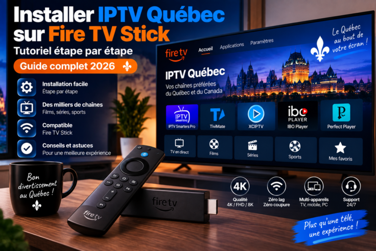 IPTV Québec sur Fire tv Stick