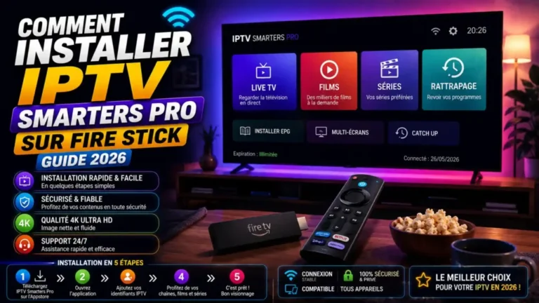 Installer IPTV Québec sur Fire TV Stick – Guide étape par étape 2026